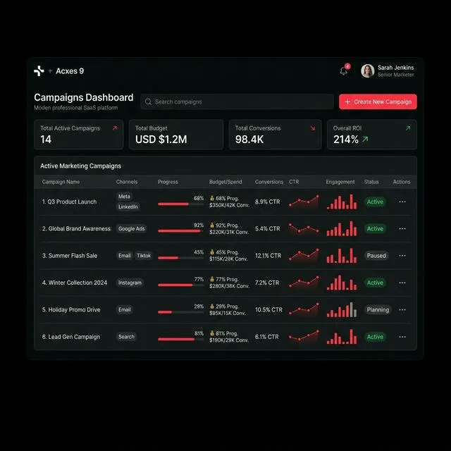 AI Media Library Dashboard