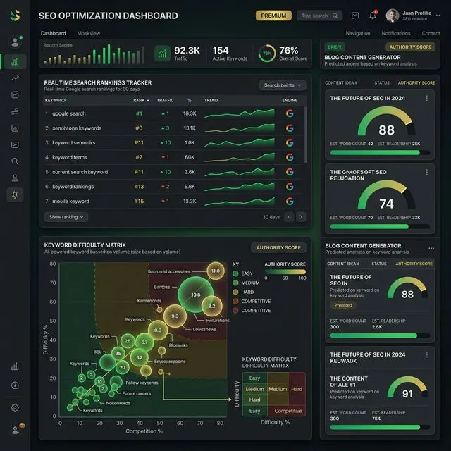 Google Search Dominance Dashboard